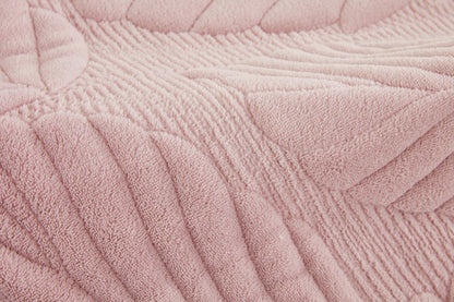 Reclining Couch Slipcovers Soft with Pockets Protector for Pets Kids-Off-Pink