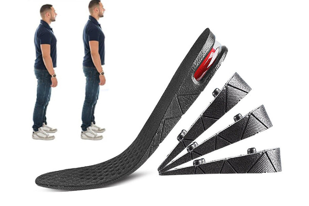 2 Pairs 4-Layer Height Increase Heel Lift Inserts