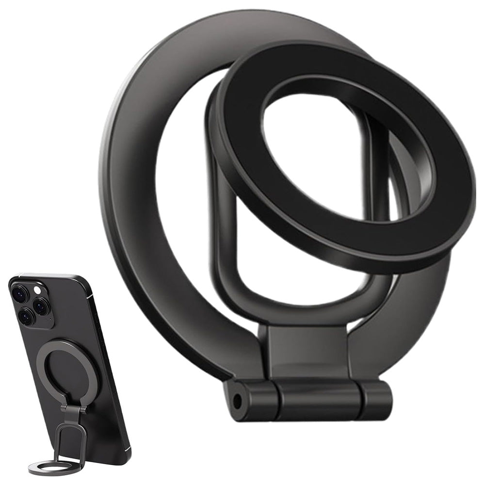 Removable Magnetic Ring Holder & Phone Grip for iPhone 12ââ‚?6 Series Black