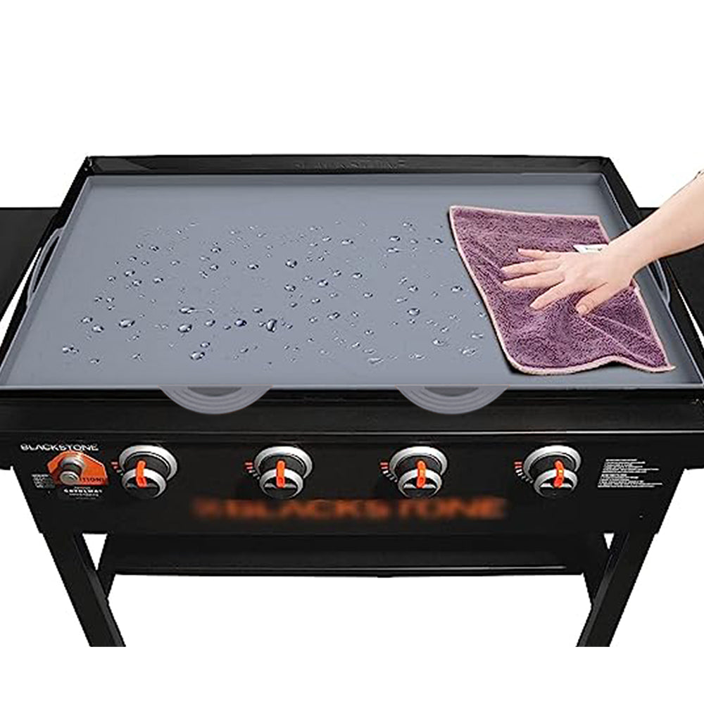 Silicone Protective Mat  for 36 Inches Blackstone Grill Cooking Surface Protective Cover Grey