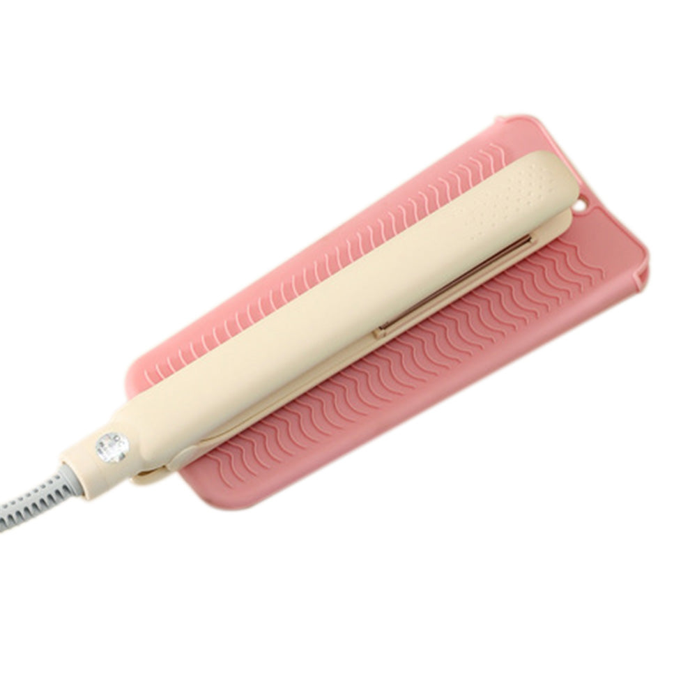 2-Pack Heat Resistant Silicone Pouch ââ‚?For Hair Styling Tools Storage Pink