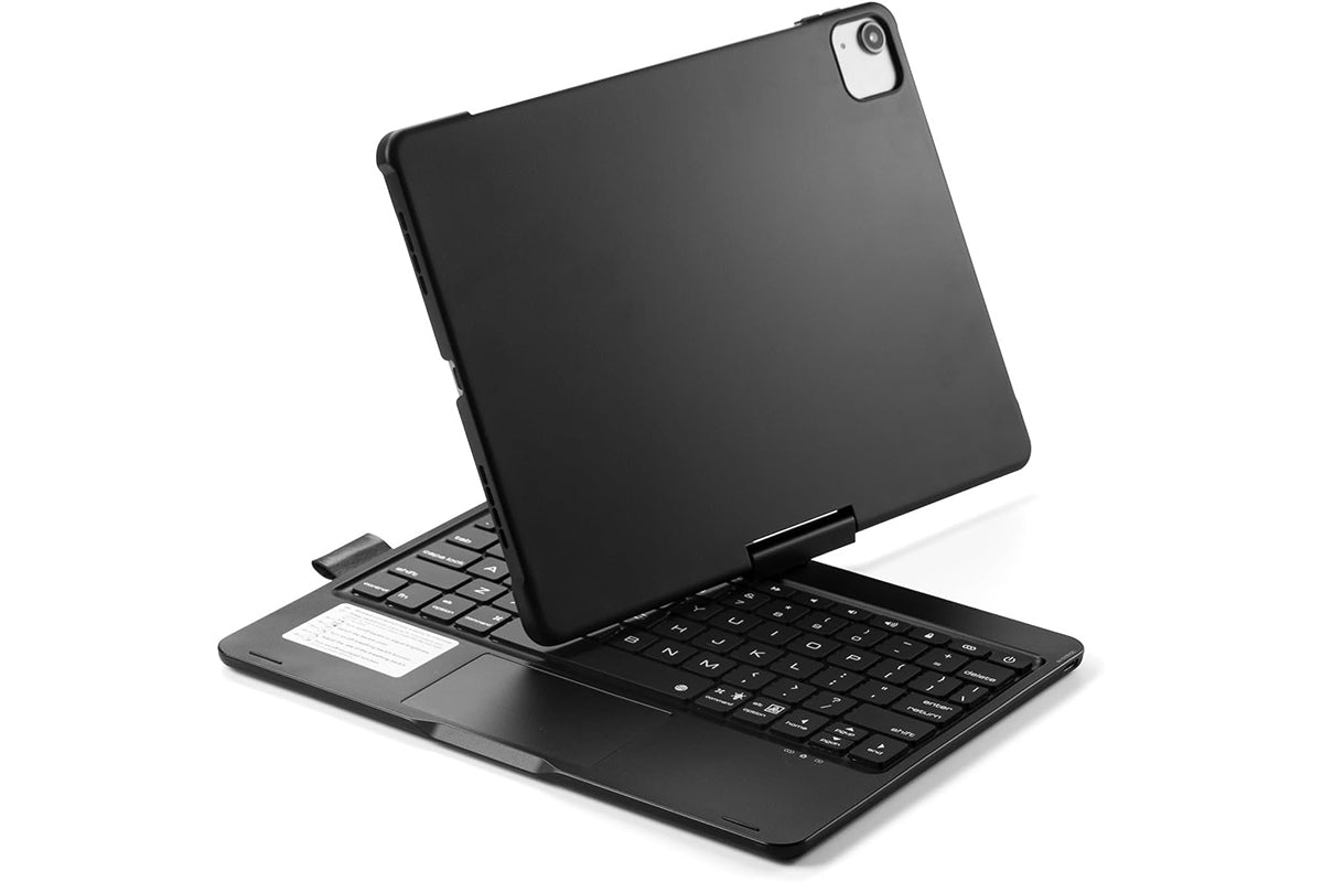 360-degree Rotatable Keyboard Case for iPad 11th Air 11 inch Air 13 inch with TouchPad -Black A11