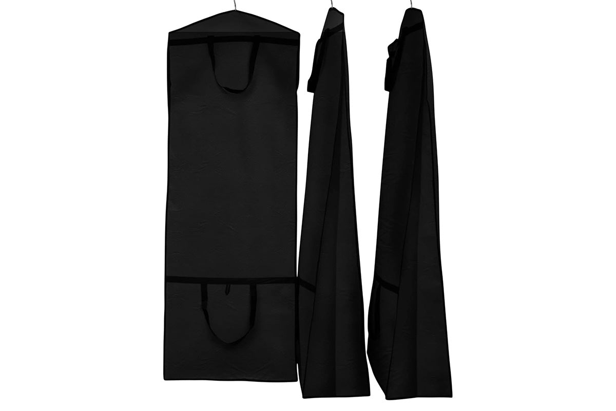 Portable Wedding Dress Garment Bag - Black