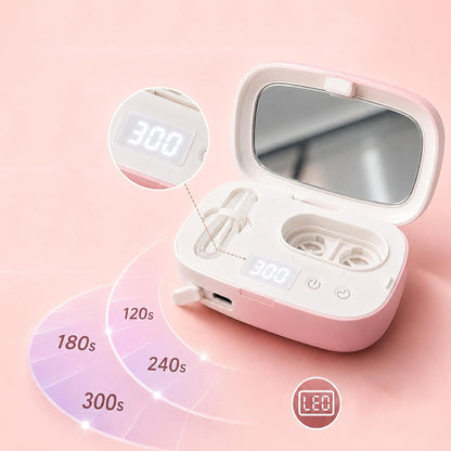 Ultrasonic Contact Lens Cleaner - Pink