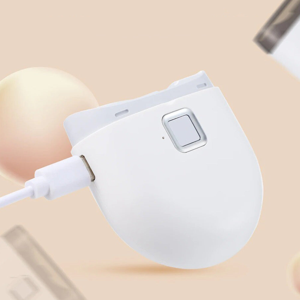 Electric Nail Clipper with LED Light Automatic Nail File Grooming Tool