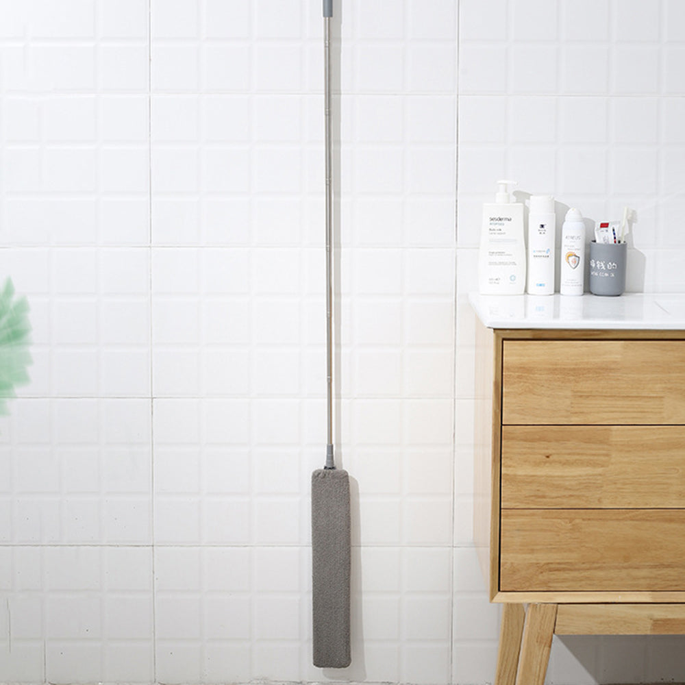5-in-1 Extendable Duster Cleaning Kit with 2.5m Telescopic Pole and Washable Microfiber Heads
