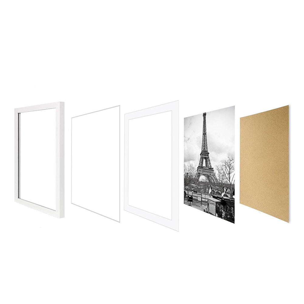 Wall Gallery Photo Frame Picture Frame Display Pictures for Home Office-WHite