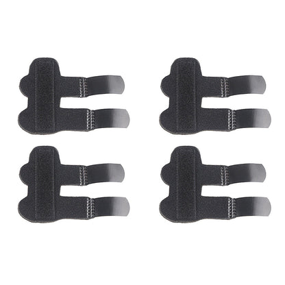 4PcsThumb Finger Splints Trigger Finger Brace Protector Finger Support for Sports Black