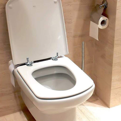 Toilet Seat Universal Hinges Replacement Kit  Fit with Toilet Lid Hinge Replacement Fittings