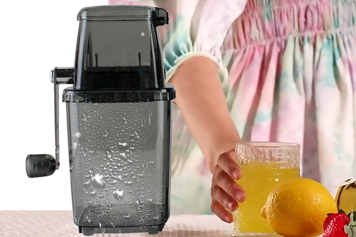 Portable Ice Crusher and Shaved Ice Machine-Black