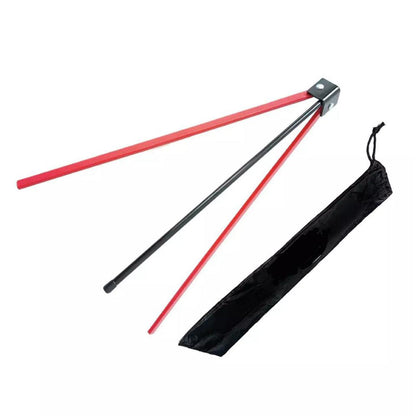 Foldable Football Kicking Tee Portable Field Goal Kicking Holder Stand Football Training Practice Equipment Red