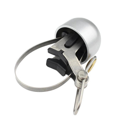 Retro Bike Bell Copper Crisp Cycling Bicycle Handlebar Bell Alarm Ring Sliver
