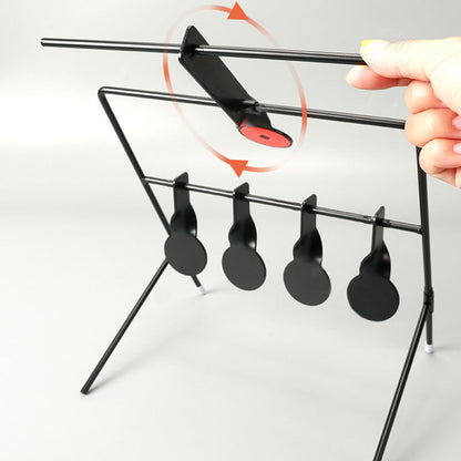 Resetting Shooting Target 360 Degree Spinning Auto Reset Practice Tool for Air Rife