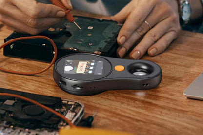 2Pcs Macro Digital Microscope Fixed Focus Portable Handheld Magnifying Glass 200W Pixel 500X Magnification