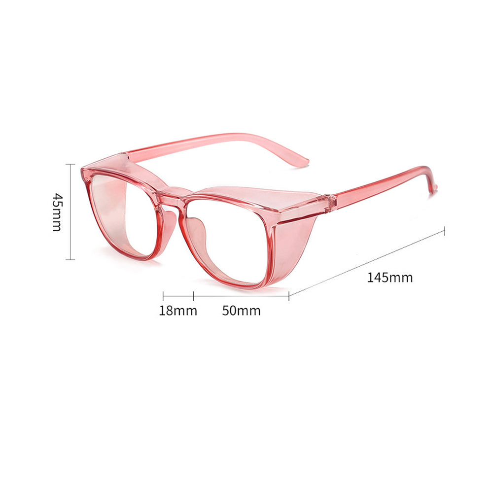 Safety Goggles Anti-Fog Blue Light Blocking Safety Glasses Protective Eyewear Pink