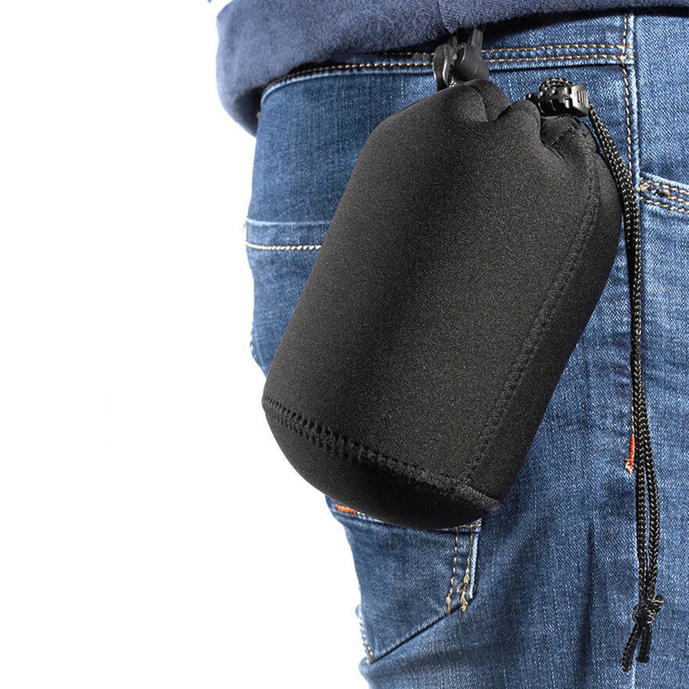 4Pack DSLR Camera Lens Pouch Case Bag Cover Canon Nikon Sony Panasonic