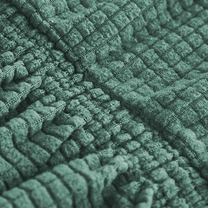 4Pcs Stretch Chair Slipcover Chair Covers Furniture Protector -Green