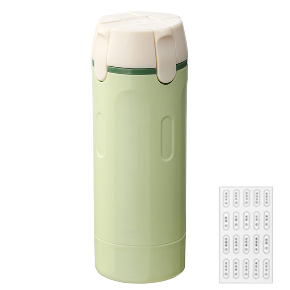 4 in 1 Travel Dispenser with 30ml Travel Bottles Travel Bottles for Shampoo Lotion-Green