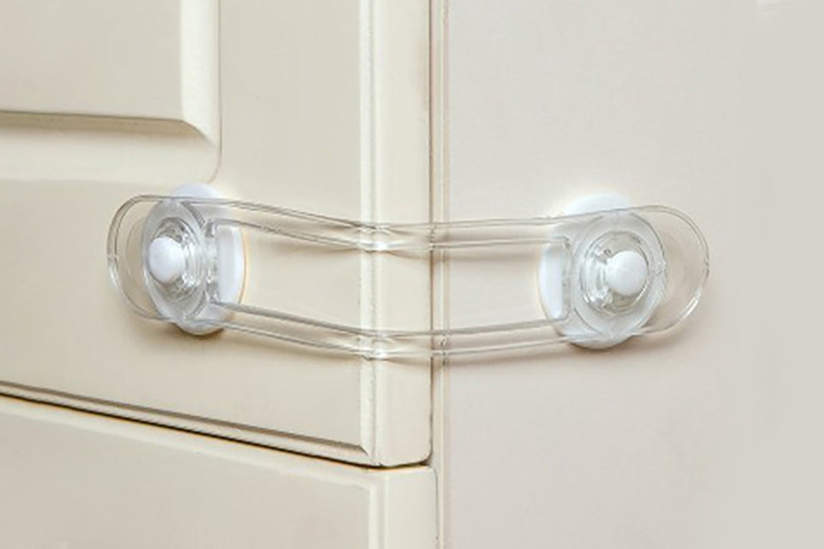 4Pcs Self-Adhesive Kids Home Security Lock Cupboard Cabinet Door Security Locks