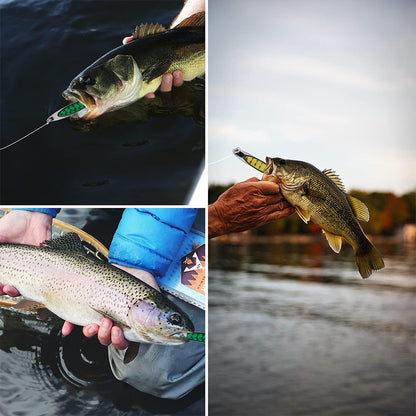 5 Pcs Fishing Lure Set Colorful Fishing Spinner Hard Baits Tackle Fishing Hooks