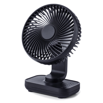 4-Speed Air Circulator Desk Fan Rechargeable Quiet Table Fan for Home Office Dorm Dark Blue