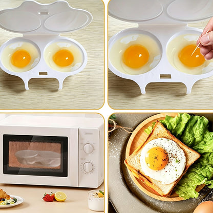 5 Pack Microwave Egg Cooker FDA Certified Egg Poacher
