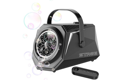 Automatic Blower Remote Control Bubble Machine - Black
