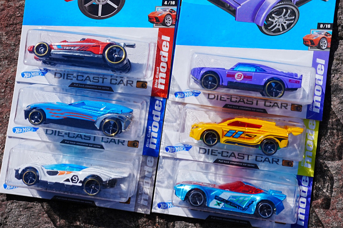 10Pcs Alloy Toy Car Set Mini Die-Cast Vehicles for Play and Collection