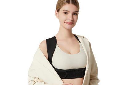 Adjustable Posture Corrector For Posture Correction Back Straightener-Black
