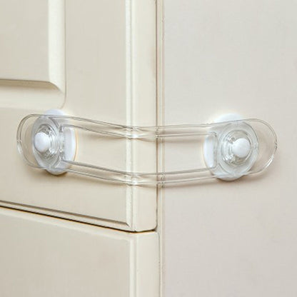 8Pcs Baby Proofing Security Lock Self-Adhesive Cabinet Door Security Locks