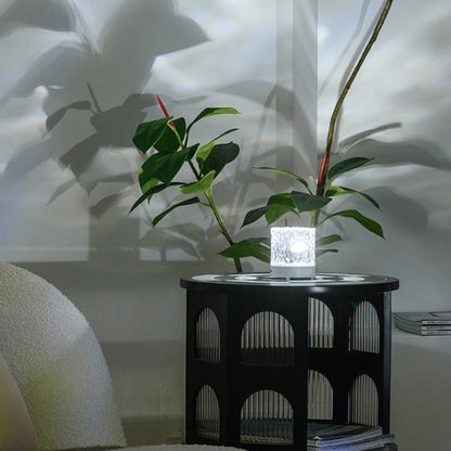 Ocean Wave Lights Projector Lamp Touch Control Night Light Room Decor