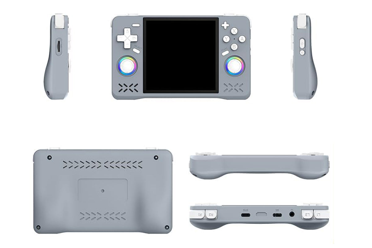 128G Handheld Game Syestem Portable Retro Game Player with Dual Joysticks -Grey