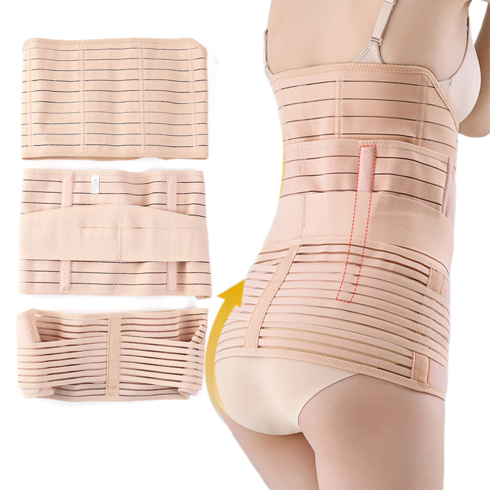 3 in 1 Postpartum Belly Band Waist Shapewear - Cuticolor