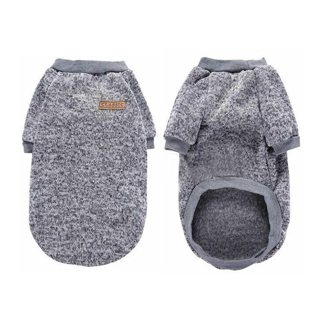 Dog Sweatshirt Pullover for Dogs Cats-Grey