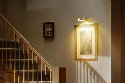 3 Piece Wireless Art Display Picture Lights - Gold