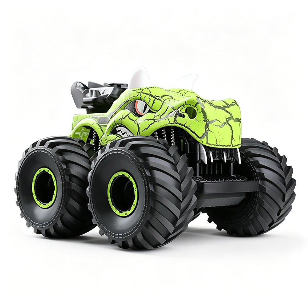 2.4G Remote Control Dinosaur Spray Off Road Truck - Green