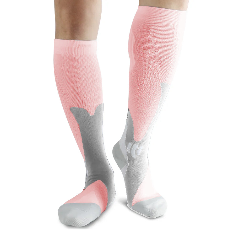 4 Pairs of Compression Socks Leg Support Sports Running Socks Unisex