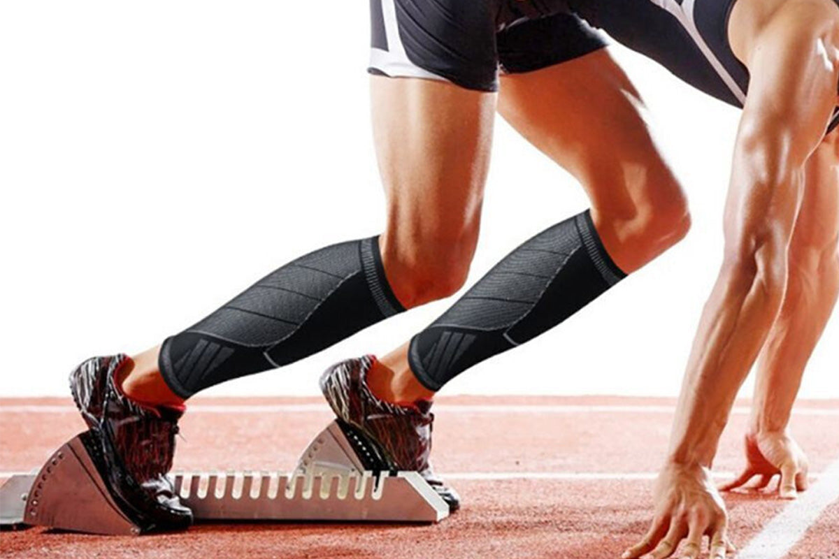 Calf Compression Sleeves Support Shin Splints Running Sports Unisex