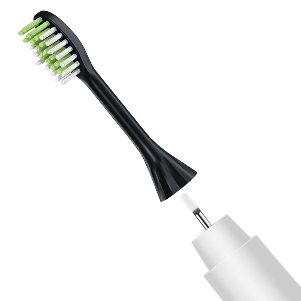4Pcs Replacement Electric Toothbrush Heads with Dustproof Covers Compatible with Philips HY1100/1200/One Series Black