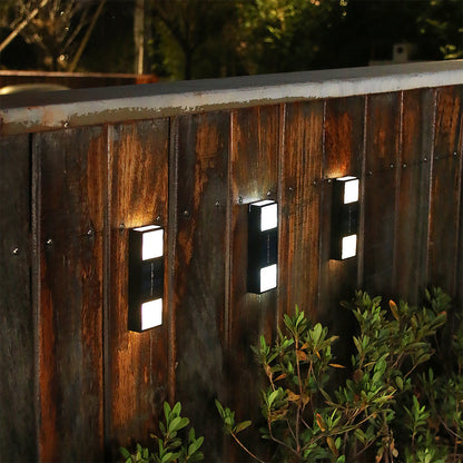 Solar Light Outdoor IP65 Waterproof Wall Light Cordless LED Wall Lamp -Warm White