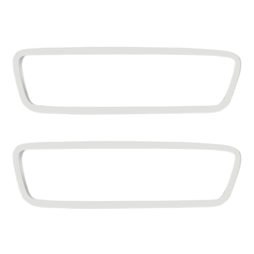 2PCS Silicone Rearview Mirror Edge Protector for Tesla Model 3/Y White