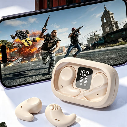 Sleep Earbuds Bluetooth 5.3 In Ear Headphones for Sleeping - Beige