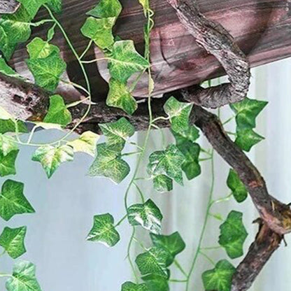 2Pcs 12 X 2M Artificial Ivy Vine Garland Fake Foliage Hanging Leaf Plant for Home Garden Party