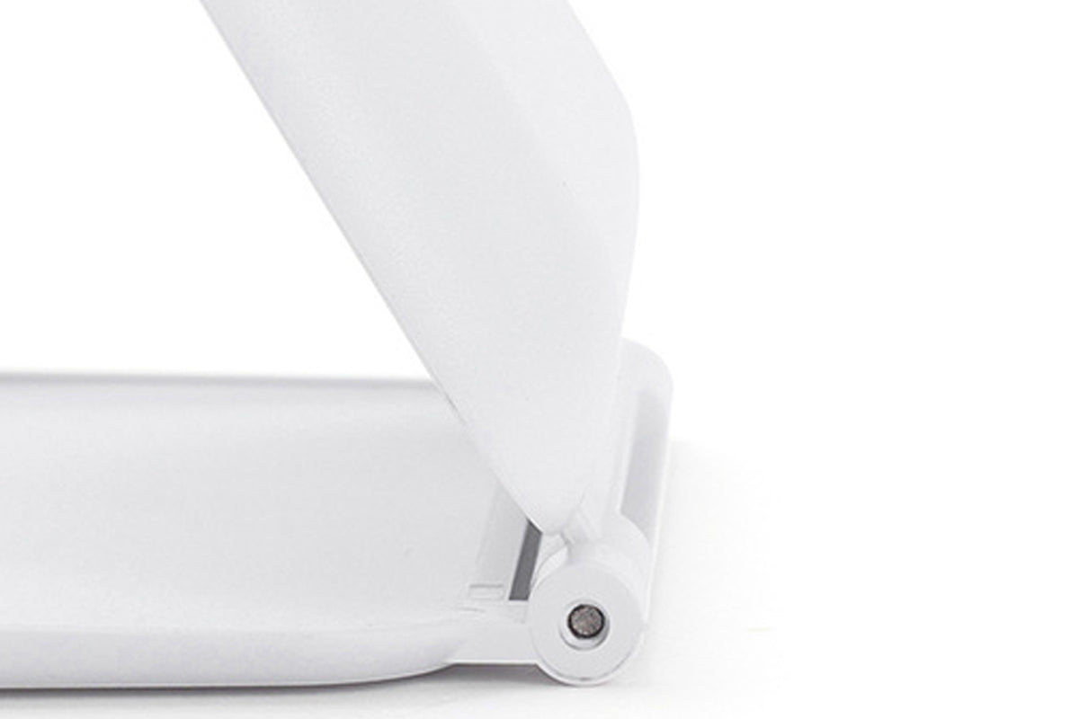 Touch Screen Makeup Mirror USB Rechargeable Cosmetic Mirror Portable Make Up Mirrors LED Mirror-White