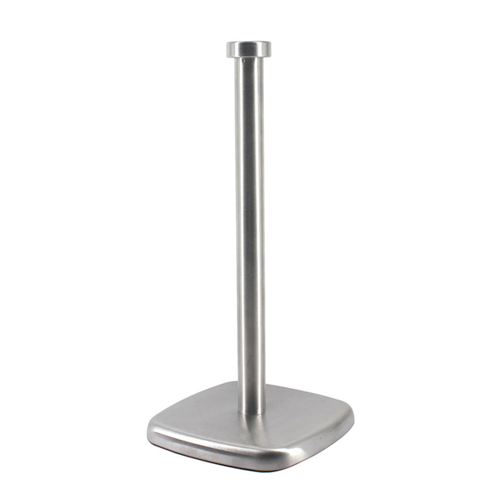 Stainless Steel Countertop Paper Towel Holder - Square Base Flat Top