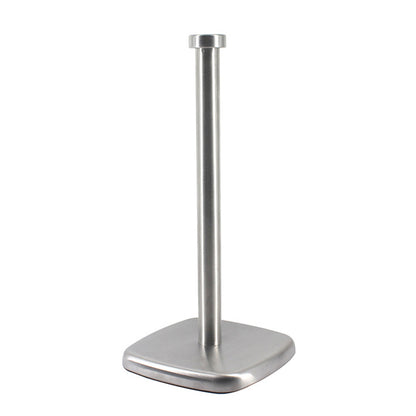 Stainless Steel Countertop Paper Towel Holder - Square Base Flat Top