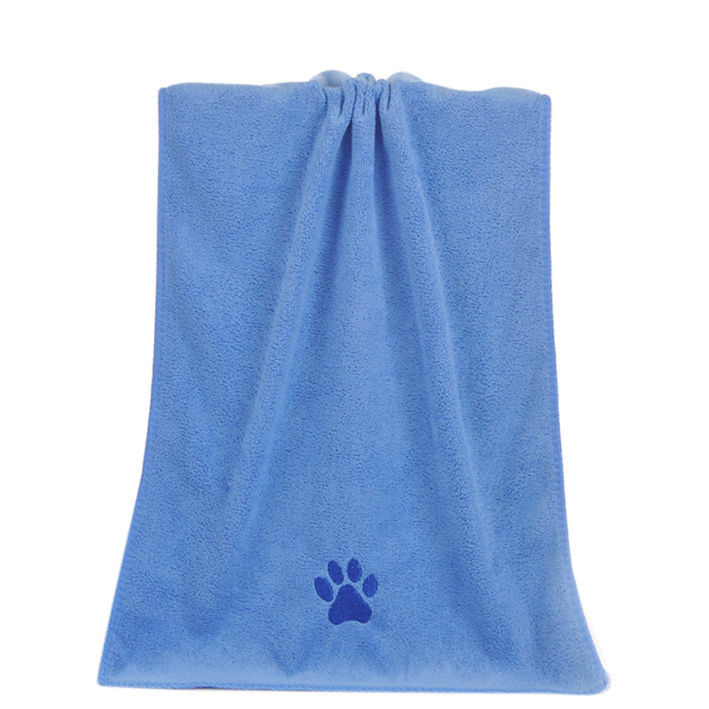 Microfiber Dog Drying Towel Absorbent -Blue