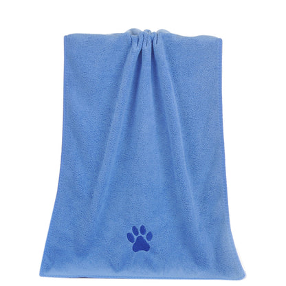 Microfiber Dog Drying Towel Absorbent -Blue