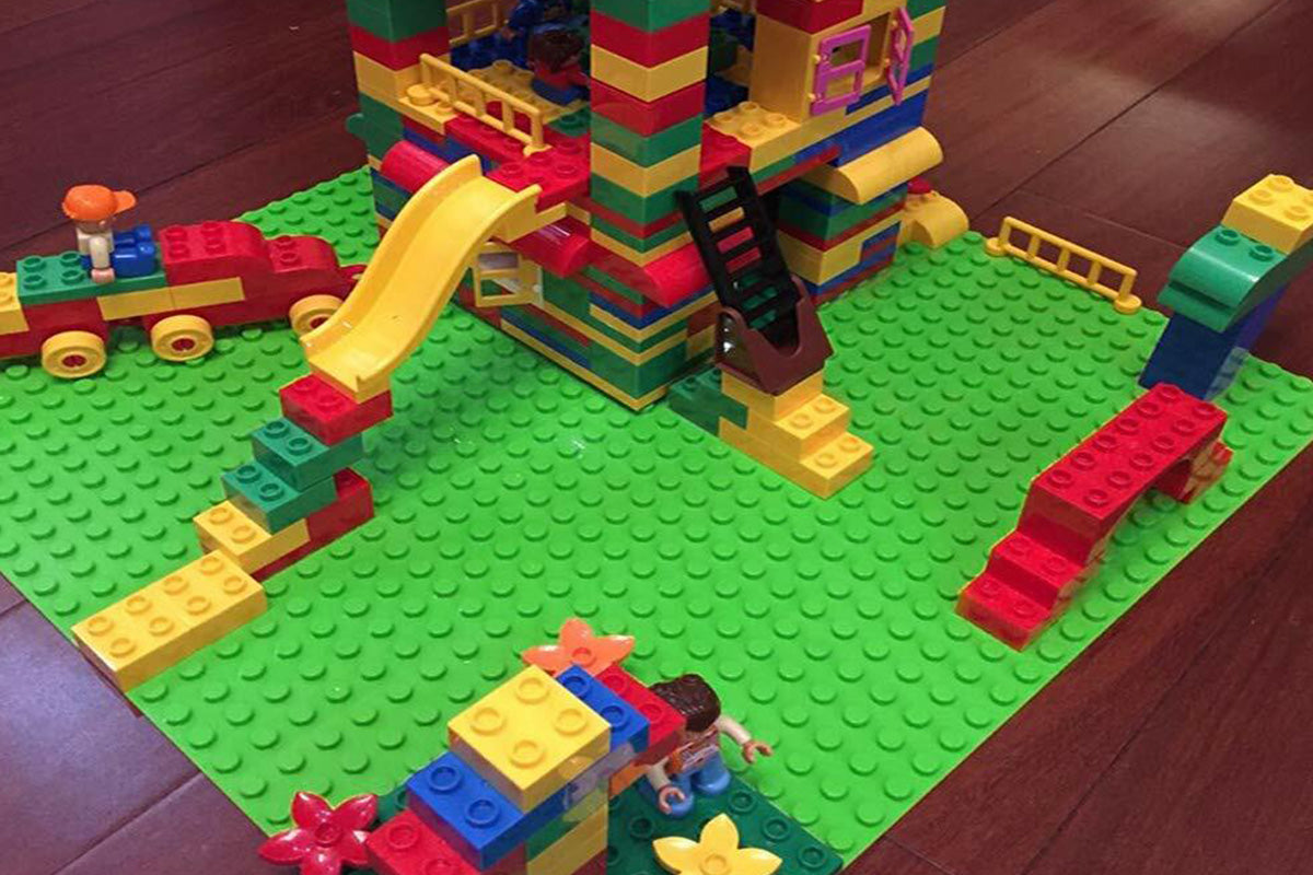 4 Pieces 32x32 Classic Baseplates Building Plates