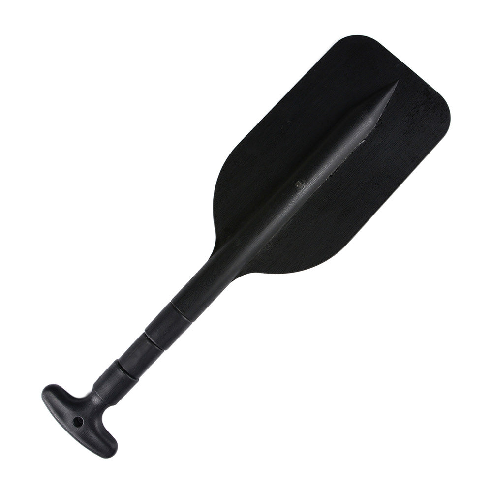 Telescoping Boat Paddle Portable Aluminium Shaft for Kayaing Boating Canoeing River Tubing Black